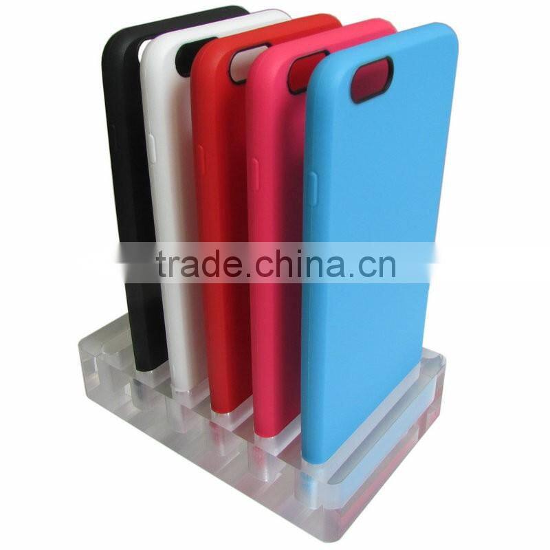 Acrylic transparent crystal bracket for iPhone 6 Plus Display stand