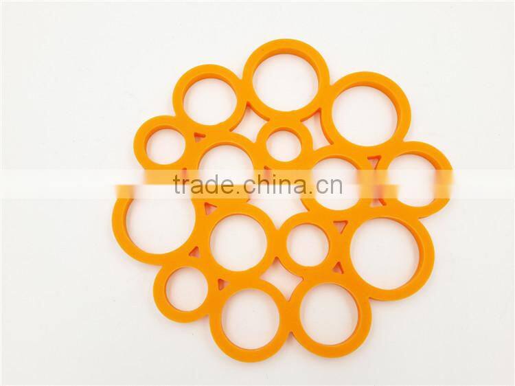 Top sell silicon foldable cup mat in tableware