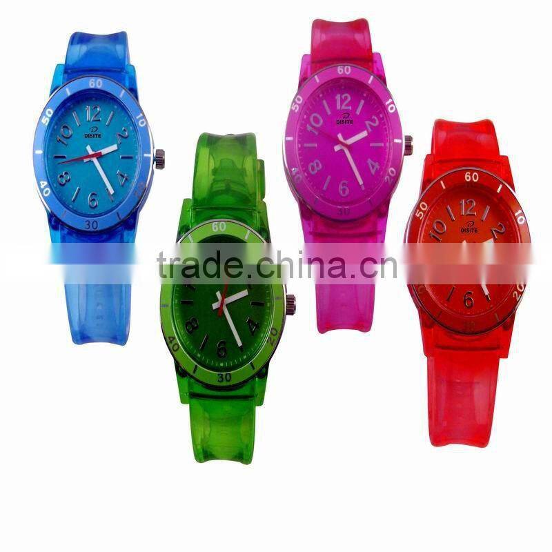 Lowest Price New Logo Design Jelly Band Silicon Watch
