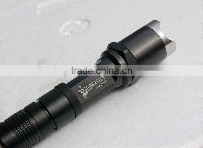 UltraFire C1 MC-E 3-Mode Warm White LED Flashlight with Stainless Steel Head (1 x 18650)