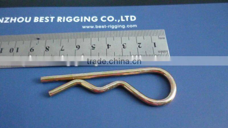 Professional Manufacturer Industry Nickel plated 8mm clevis bolt pin R type clip Hardware