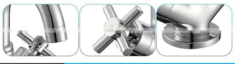 Alibaba Online Shopping Modern Mono Basin Mixer with double handles