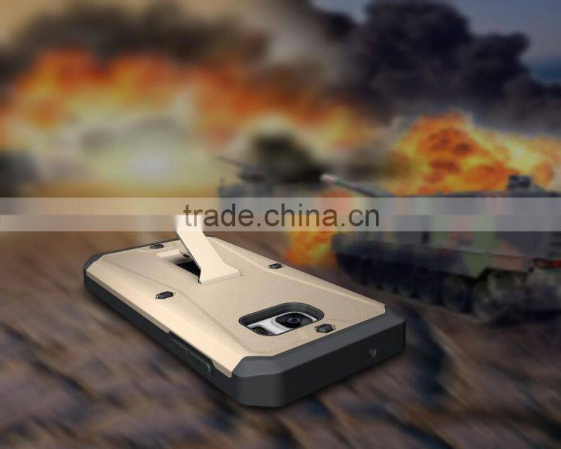 Wholesale Unique cell phone accessories For samsung Galaxy S7 Armored case PC+TPU Waterproof Mobile back cover case