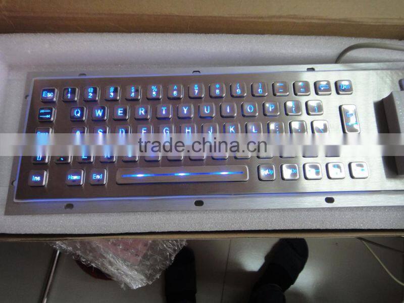 High quality telecommunication equipment metal keyboard