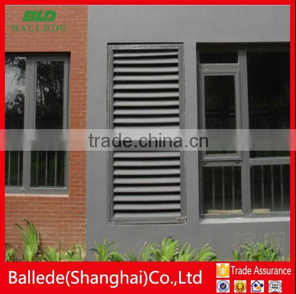 custom shape wall aluminum louver window