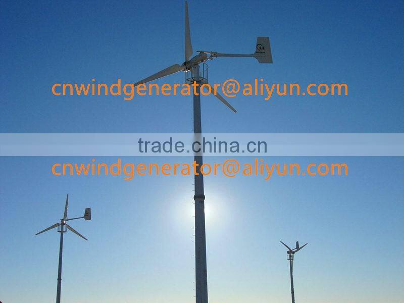 6m-18m Guy wire tower for wind turbine, low price guy mast for wind generator 300w-10kw, roof top tower for wind turbine