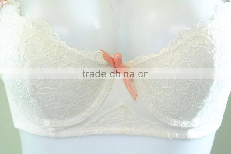 Alibaba White Stock Bras Wholesale Push Up Bra in China