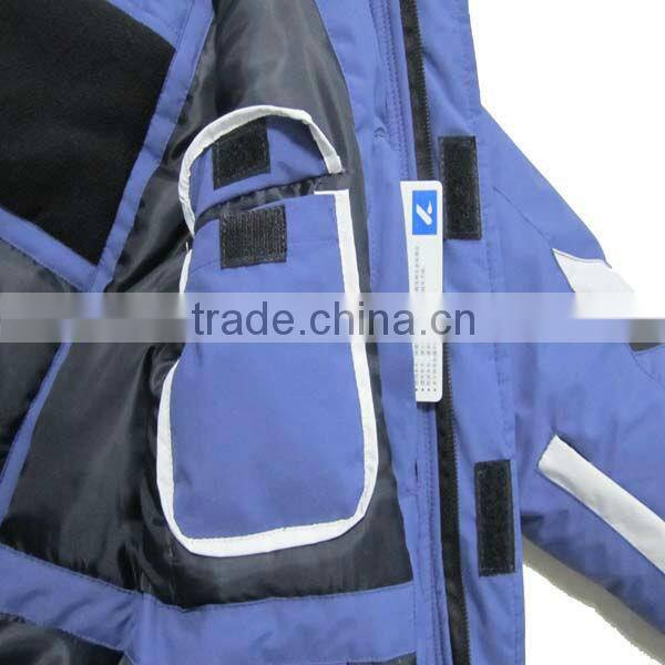 2013 New nylon taslon waterproof boys fashion blue ski suits for kids ski jackets and pants suits in ski & snow wear