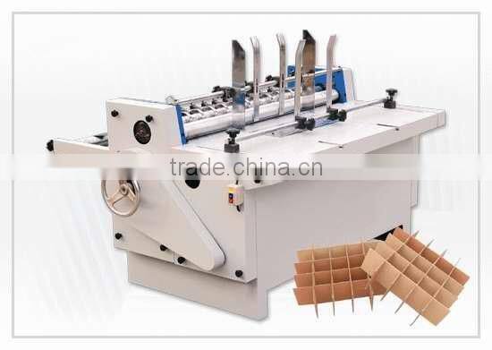 automatic high quality carton box corrugated assembler partition machine with servo motor