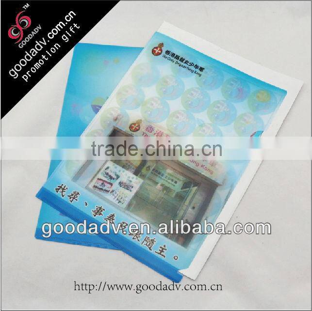 Excellent product libraries wholesale L-type lightweight waterproof matte clip folder