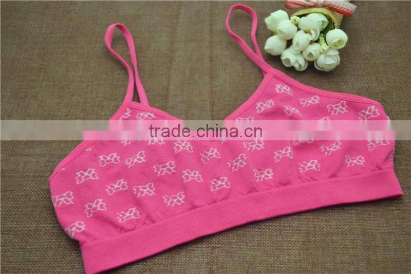 Pep hot cami seamless bra tops underwear for girls sports crop top