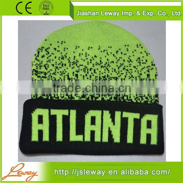 New design fashion knitted beanie cap
