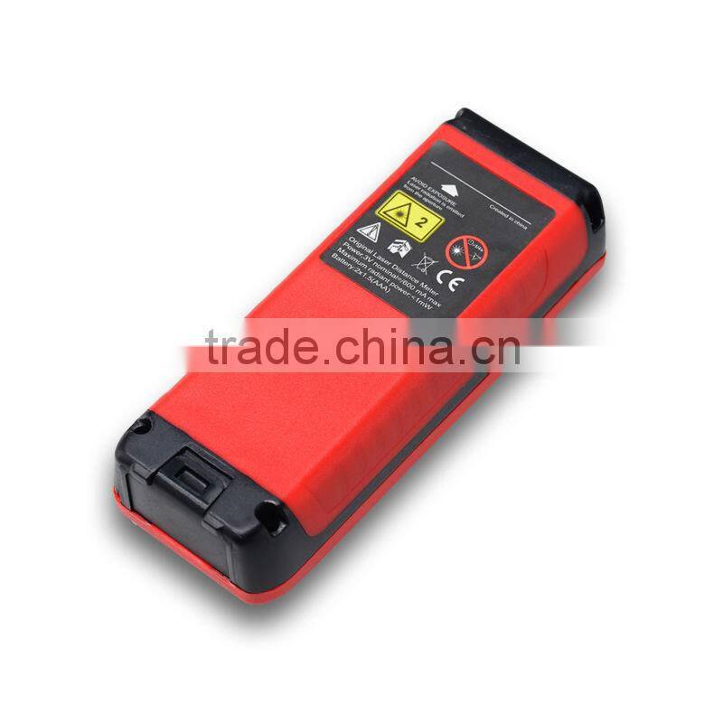 Range Finder Accuracy 2mm 40m 131ft Laser Distance Meter Area Volume Measurer
