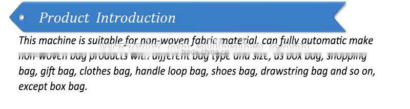 non woven bag making machine of irining