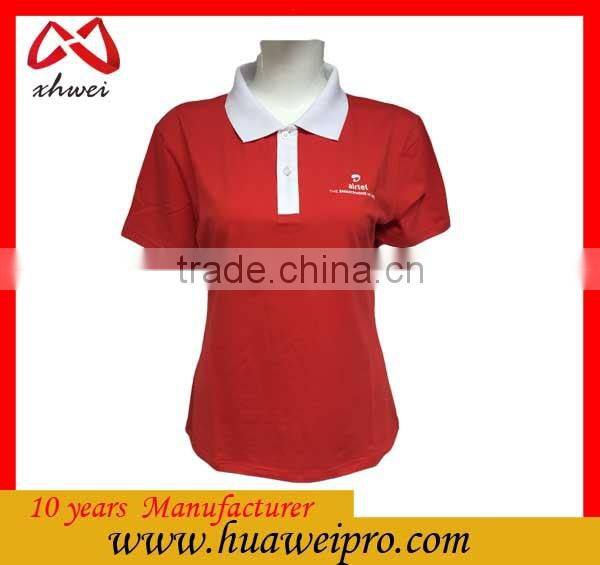 China factory oem High quality cotton/polyest print golf polo shirt and tee shirts