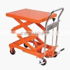 Customized Roller Table Hand Mobile Lift Trolley
