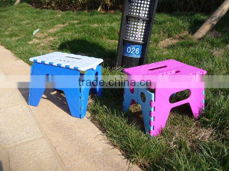 Portable and cheap Mini Colorful Plastic Folding Step Stool