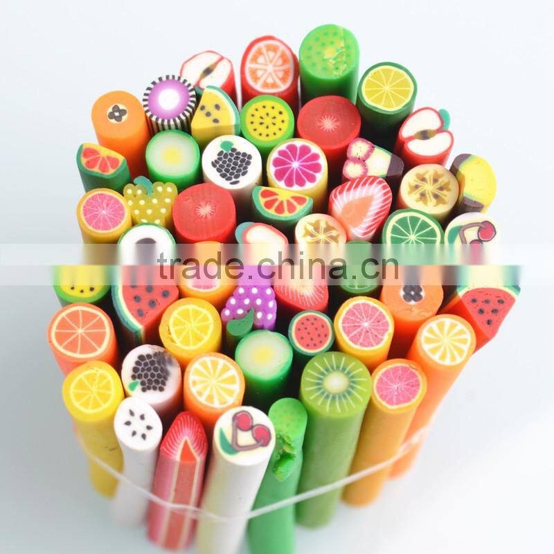 Fruit Nail Art Fimo 12 Styles 3D Design Decoration Tips Rose Fimo ZX:RT683