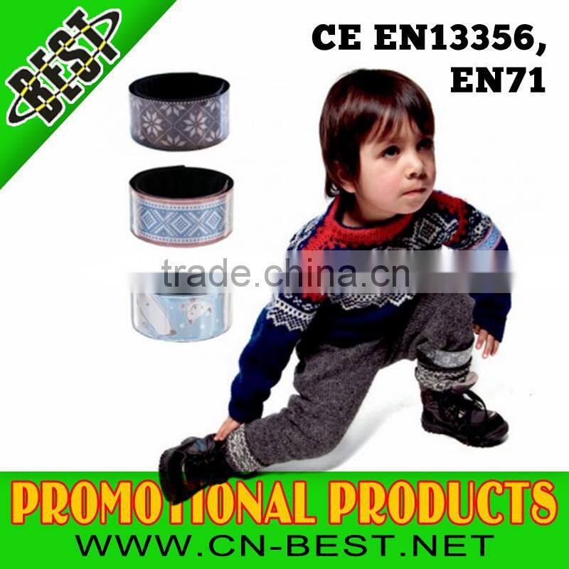 EN13356 reflective slap wrap wrist band