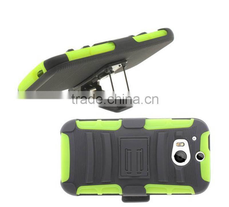 Dual layers protective phone cover for HTC One M8