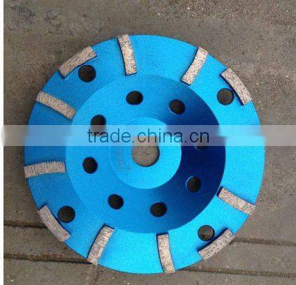 WKG180 concrete grinder diamond grinding cup wheel powered by motor Honda