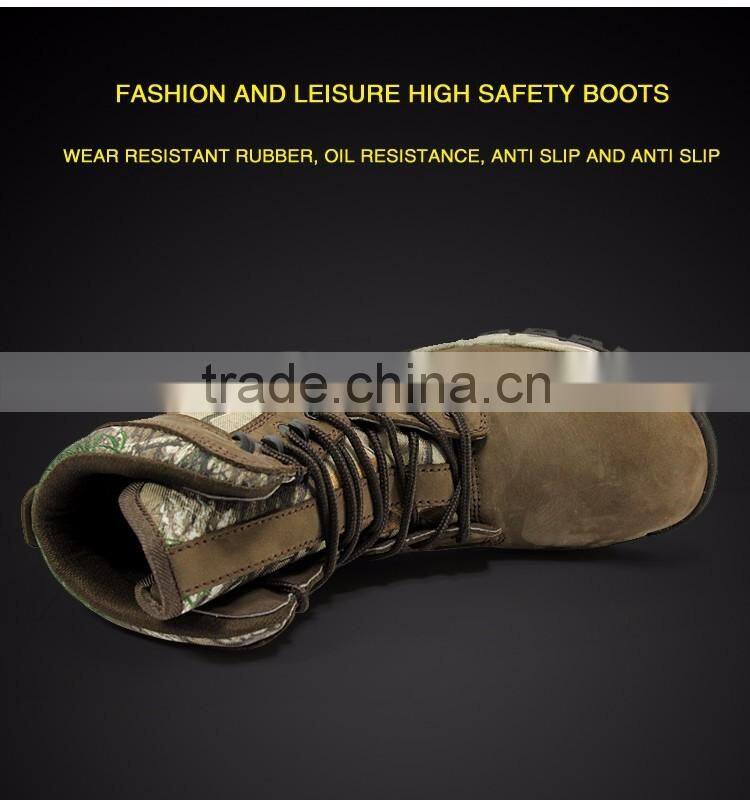 2016 new design waterproof ladies high heel safety shoes