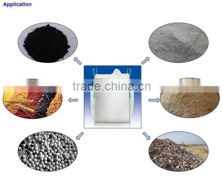 recycled PP super sacks bulk bag for construction sand with cross corner loop