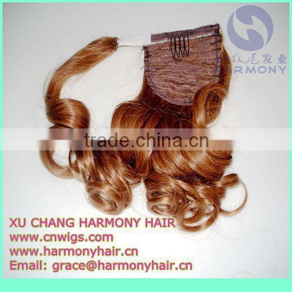 Harmony yaki human hair ponytail is available on stock
