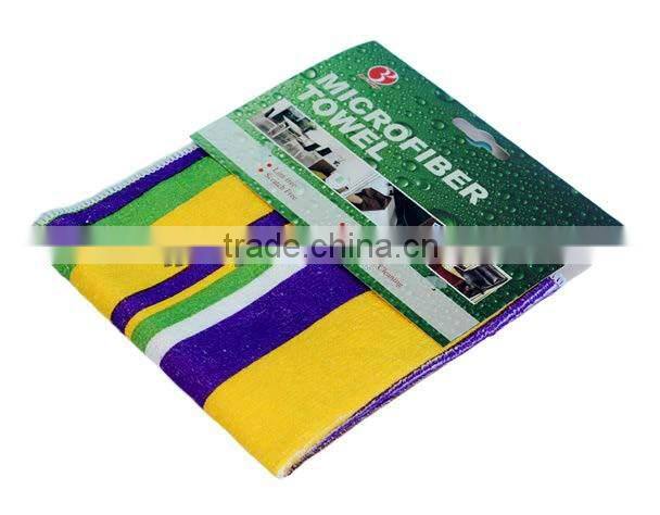 Microfiber printed towel 16''x16''