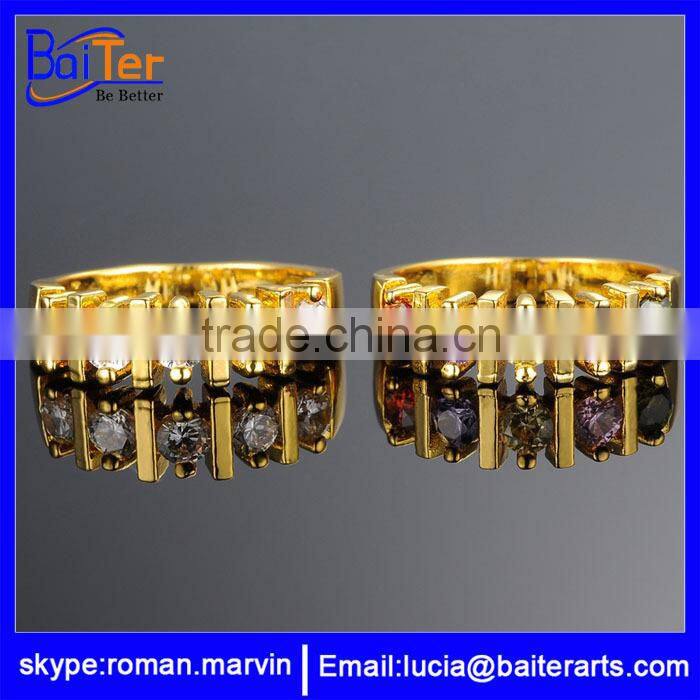 Gold plated stainless steel gold ring designs for couple,engagement gold rings for lovers