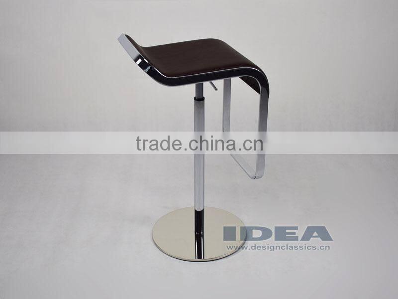 Replica LEM Piston Stool - Dark Brown Leather