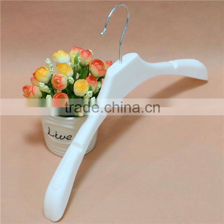 Colorful plastic baby clothes hanger for kids clothes