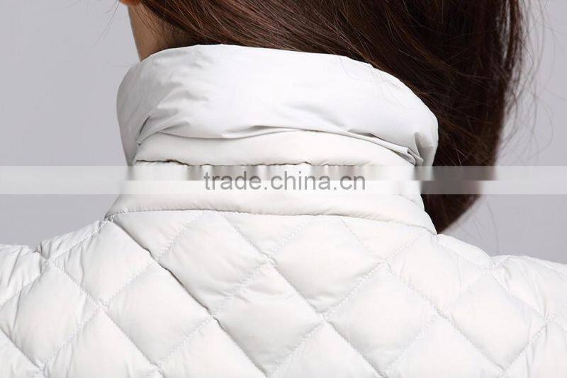 custom women down winter vest of Windproof 6058
