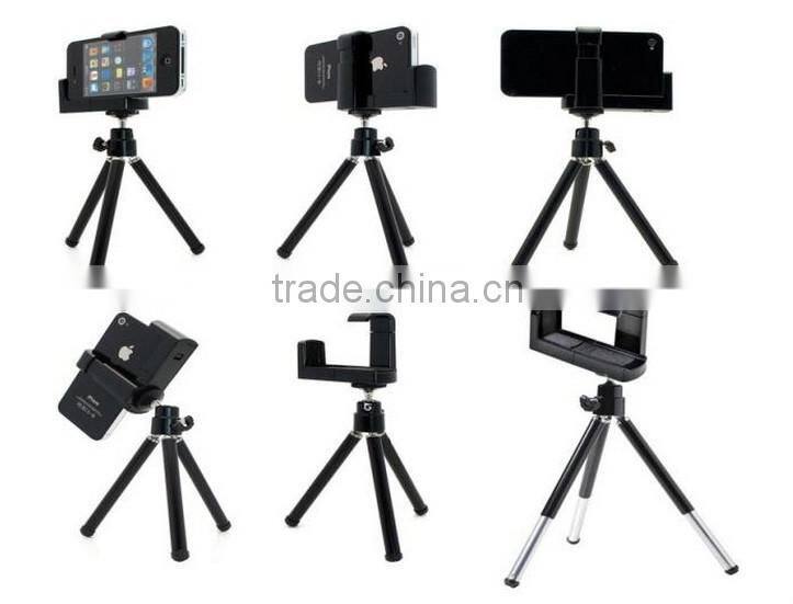 Telescopic mini aluminum tripod for sale