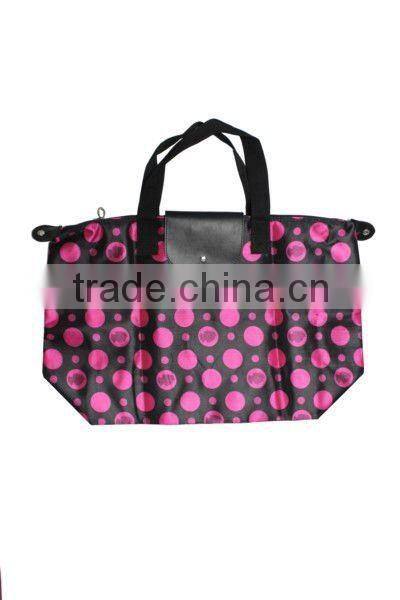 Nylon folder hand bag shopping