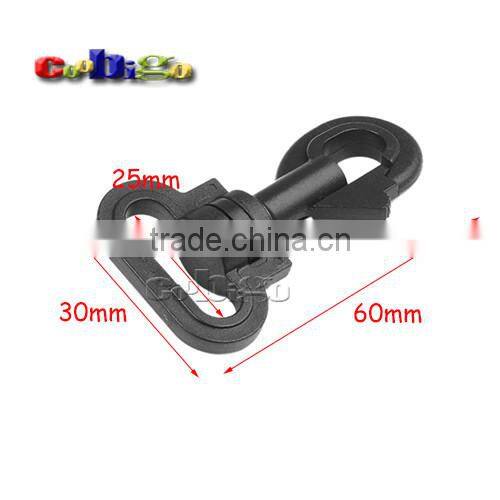 Plastic Swivel Snap Hooks for Luggage Backpack Straps Accessories #FLC425-20B/25B/30B/35B/38B