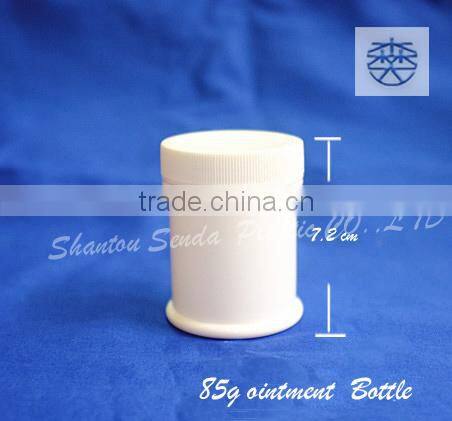 ointment jar with lid, plastic ointment container, ointment container with cap