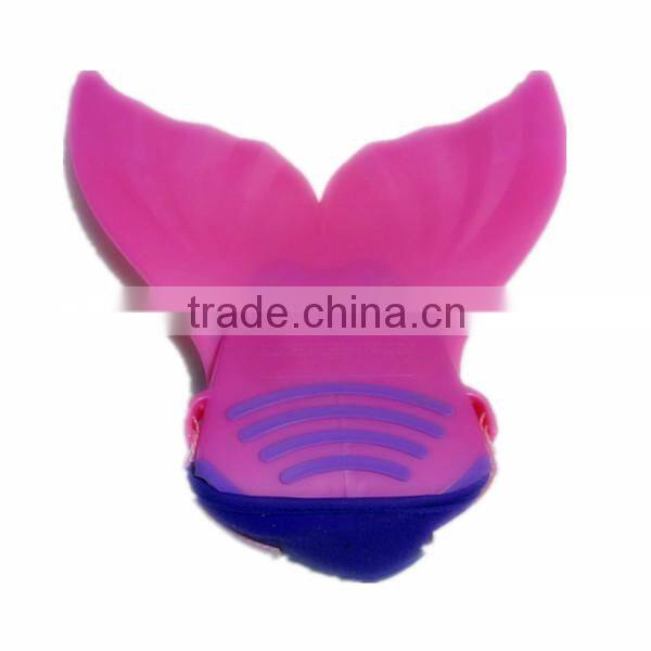 sea-maid swimming fins for kids,fish shape swim flippers