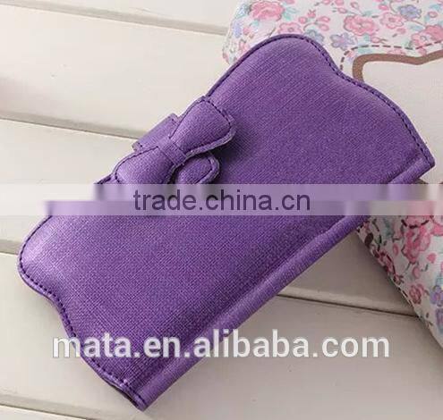 Top Grade Lovely Leather Case With Wallet Style Leather Case For Sony z5