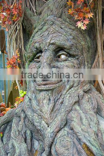 theme park animatronic life size talking tree for decoration