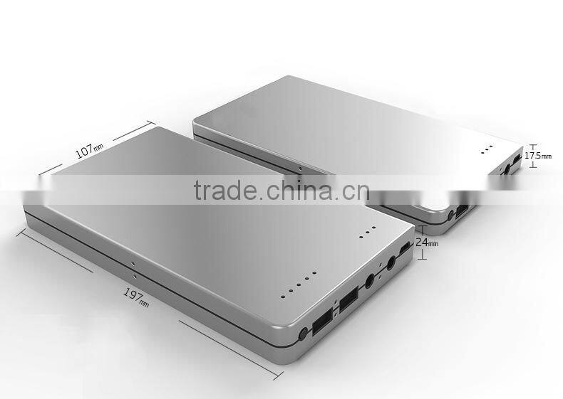 2015 New design mobile phone charging station, laptop charger power bank for hotel/cafe/restaurant