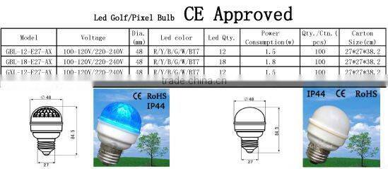 1.5W E27 led christmas bulbs / for holiday decoration