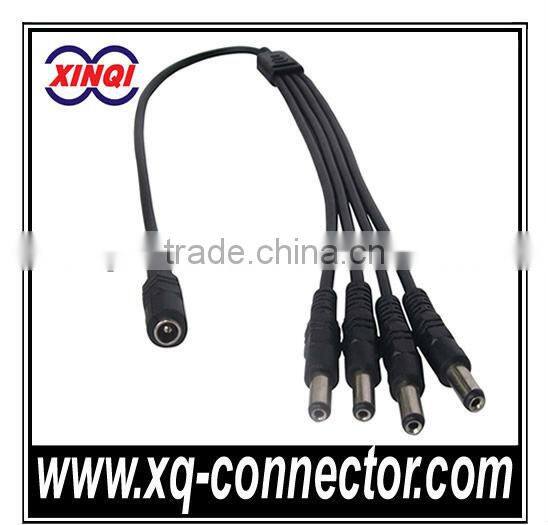 XinQi CCTV Camera Accessories 4mm2 Plug Male To Male AC DC Solar Cable