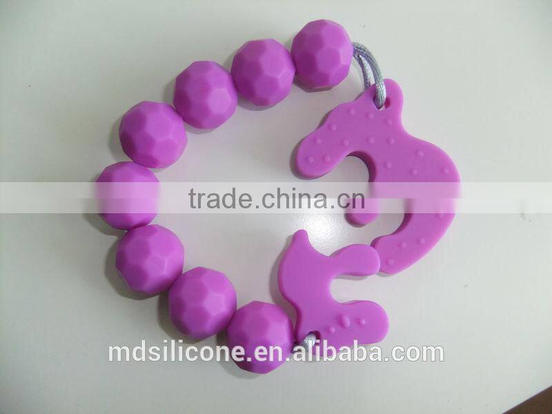 Siliocne Plastic Teething Ring/Teether Ring