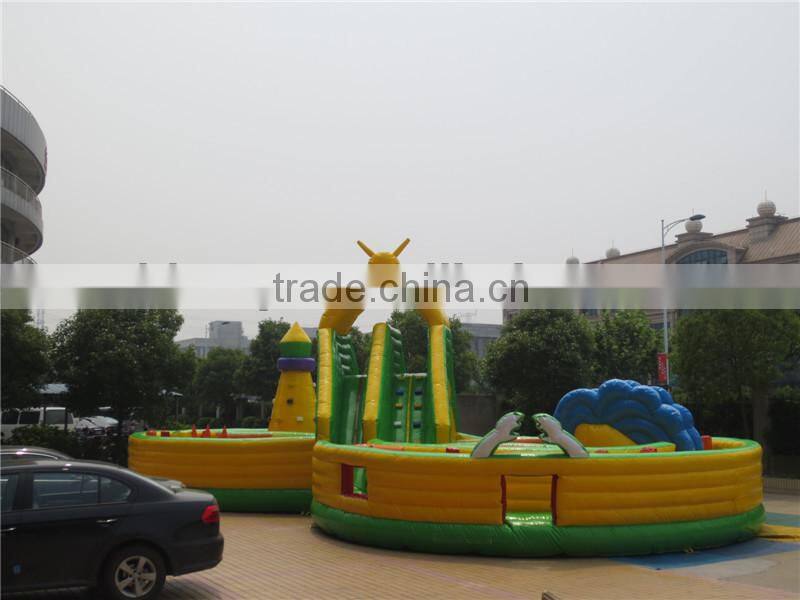 Interactive Inflatable Turbo Rush Obstacle Course for Kids