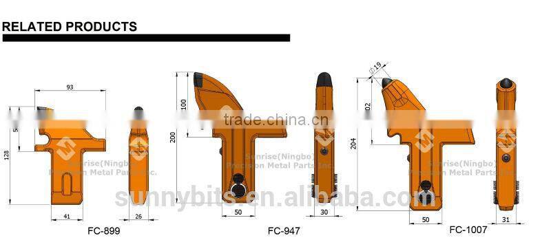 FC-899 Longer durability flats and radials tools hydra machine parts radial cutter