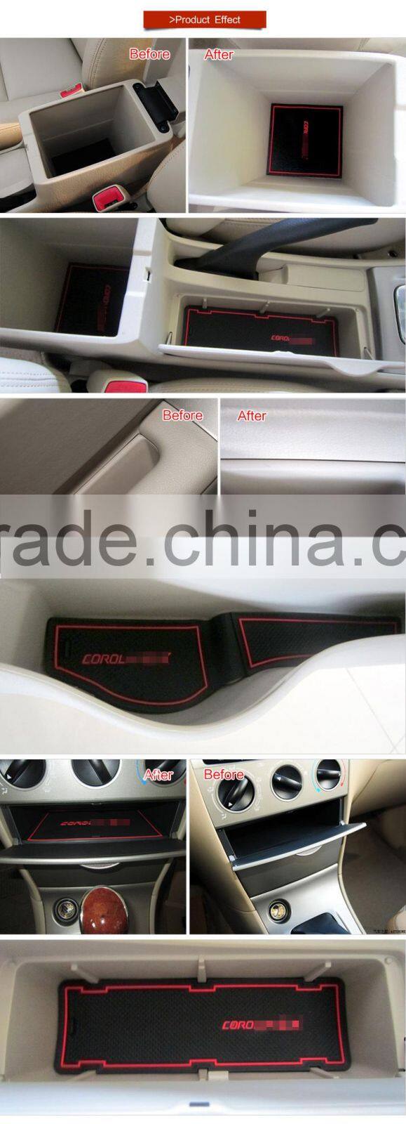car accessories car mats for Toyota Corolla EX 2009-2013 9pcs/set