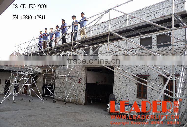 CE GS ISO 9001 Aluminium Scaffolding System For Sale