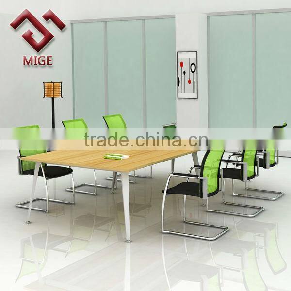 Quality Finishing 2.4m Oak Meeting Table