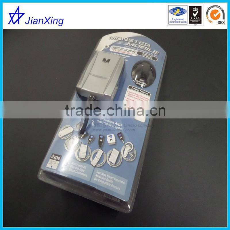 Plastic Practical electronic goods packaging box via FDA
